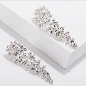 NEW - Fashion Clip On Earrings  - Drop Earrings | Bridal Prom Formal Earrings